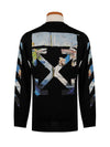 Men's Color Arrow Long Sleeve T-Shirt Black - OFF WHITE - BALAAN 5