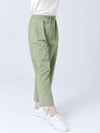 Light Cotton Nylon Span Pin Tuck Banding Wide Soft Apple Green Pants DO3242PT004 1 - DOYOUKNOWMC GOLF WEAR - BALAAN 4