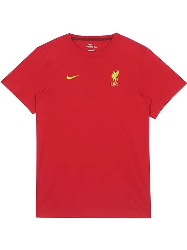 Liverpool FC Club Essentials Short Sleeve T-Shirt Red - NIKE - BALAAN 3