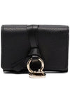 Alphabet Small Half Wallet Black - CHLOE - BALAAN 2