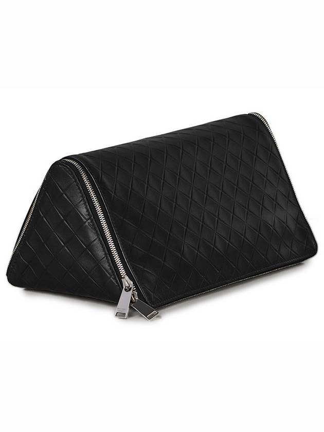 Bottega Veneta black leather clutch bag 619398 - BOTTEGA VENETA - BALAAN 2