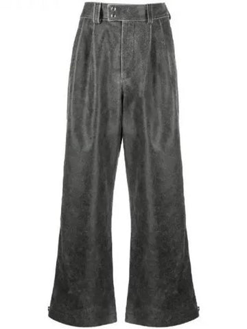 Side panel leather pants - VAQUERA - BALAAN 1