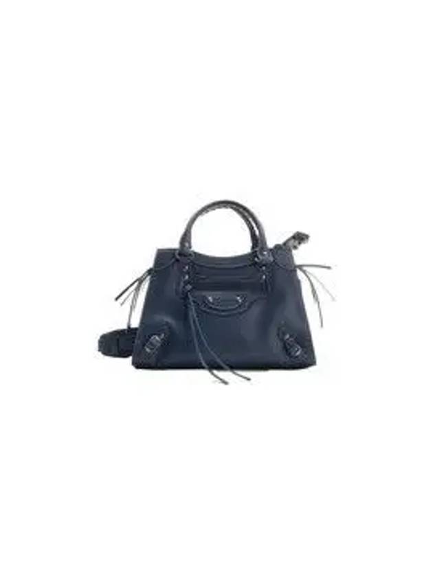 Neo Classic Grain Calfskin Small Tote Bag Blue - BALENCIAGA - BALAAN 7