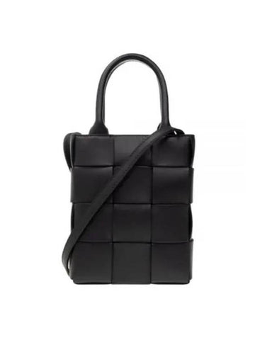 Cassette Mini Tote Black - BOTTEGA VENETA - BALAAN 1