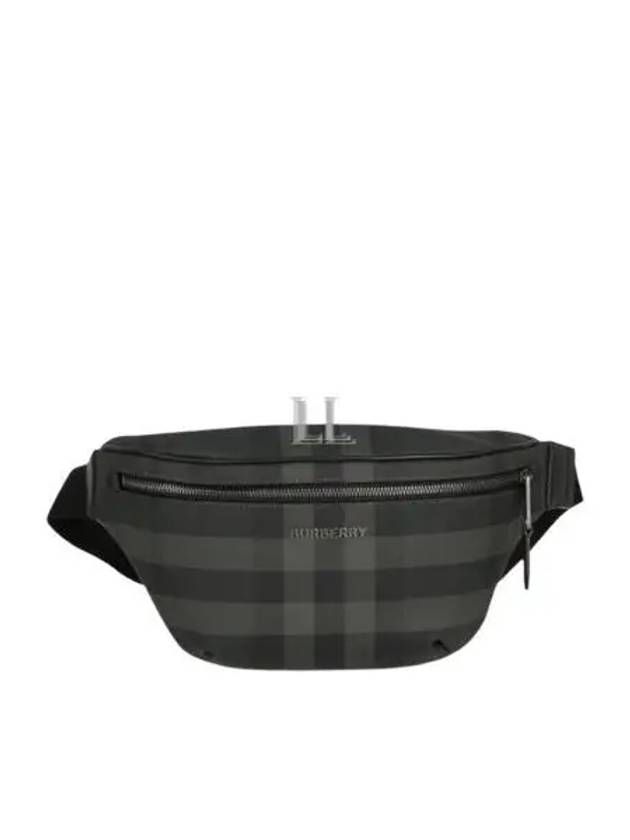 Cason Check Belt Bag Grey - BURBERRY - BALAAN 2