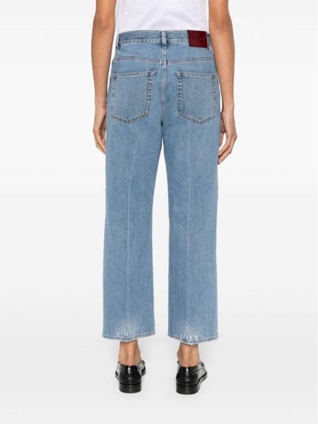 Low Waist Cropped Jean Blue - GUCCI - BALAAN 5