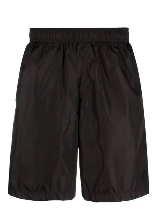 Logo Swim Shorts Black - MONCLER - BALAAN 2