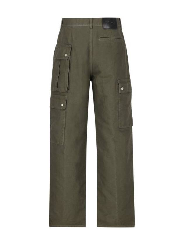 Cargo Pants Khaki Green - LOEWE - BALAAN 3