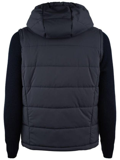 Barba Blue Jacket With Removable Knit Sleeves - BARBA - BALAAN 2