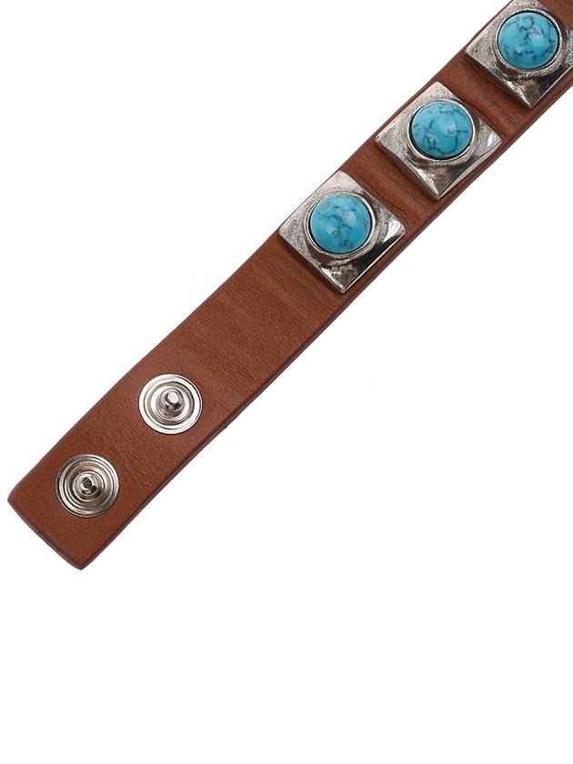 Crown Me Stud Stone Bracelet Brown - ETRO - BALAAN 8