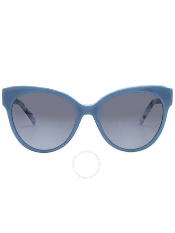 Kate Spade Gray Shaded Butterfly Ladies Sunglasses AUBRIELLA/G/S 0PJP9O 55 - KATE SPADE - BALAAN 1