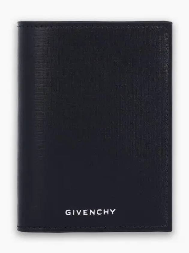 4G Classic Leather Half Wallet Black - GIVENCHY - BALAAN 2