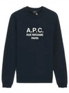 Rufus Embroidery Logo Sweatshirt Navy - A.P.C. - BALAAN 2