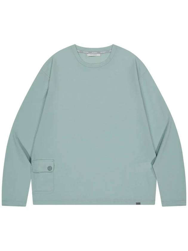 Sorona crew neck long sleeve tshirt light khaki - OFFGRID - BALAAN 1