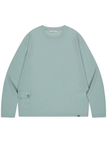 Sorona crew neck long sleeve tshirt light khaki - OFFGRID - BALAAN 1