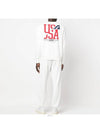 Iconic USA Logo Print Sweatshirt Ivory - AUTRY - BALAAN 4