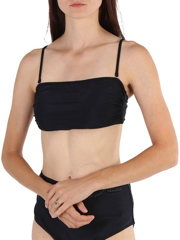 Ganni Ladies Black Bandeau Bralette Bikini Top, Brand Size 38 (US Size 4) - GANNI - BALAAN 1