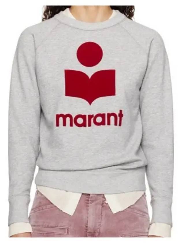 Millyny Logo Print Sweatshirt Grey - ISABEL MARANT - BALAAN 2