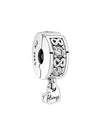 Family Always Pave Clip Bracelet Charm Silver - PANDORA - BALAAN 1