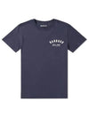 Men's Chest Logo Short Sleeve T-Shirt Navy - BARBOUR - BALAAN.