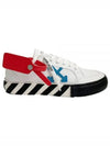 Vulcanized Low Top Sneakers White Blue - OFF WHITE - BALAAN 2