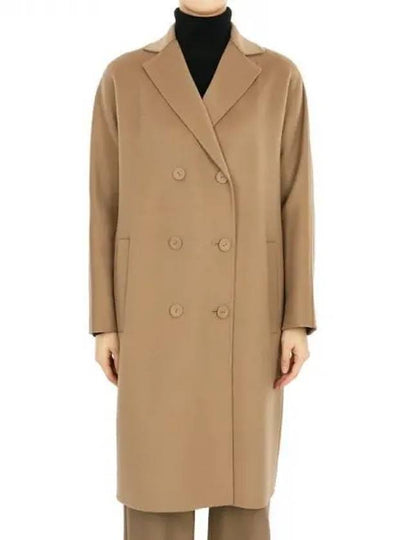 Woman's Meringa Double Coat Camel - MAX MARA - BALAAN 2