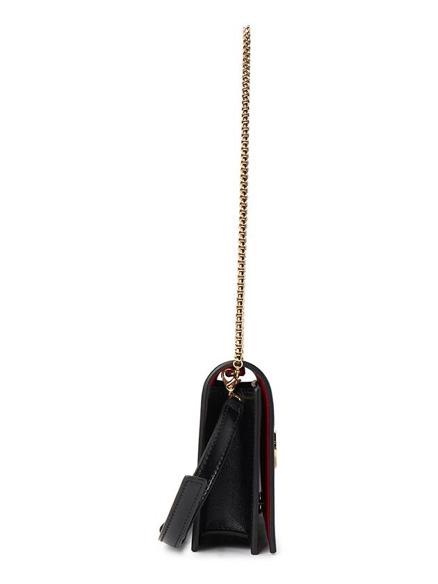 Double Gancini Mini Bag Black - SALVATORE FERRAGAMO - BALAAN 3