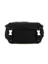 Re-Nylon Saffiano Leather Shoulder Bag Black - PRADA - BALAAN 1