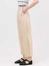 Easy Side Tuck Wide Pants Yellow Beige - JUN BY JUN K - BALAAN 3