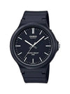 Co Signed Resin Band Analog Watch Black - CASIO - BALAAN 2