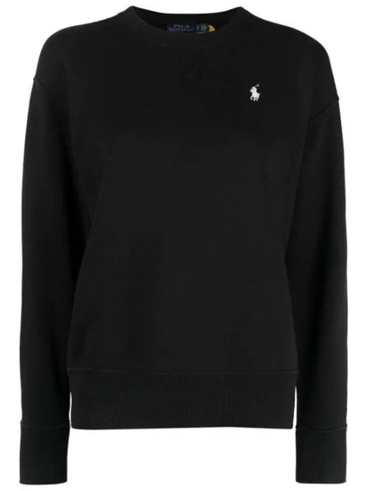 Polo Women s Brushed Lining Pony Logo Embroidered Sweatshirt 211794395001 - RALPH LAUREN - BALAAN 1