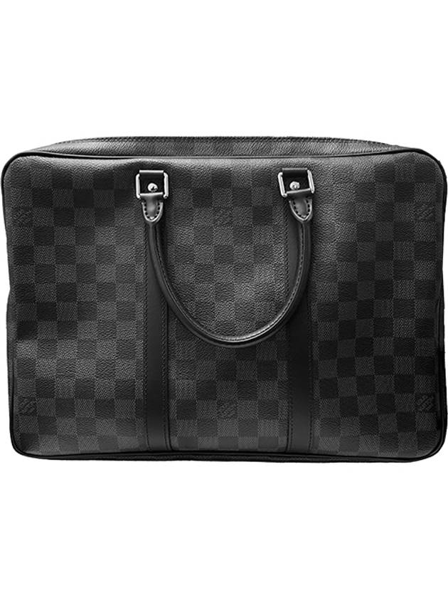 Porte Documen Voyage PM Tote Brief Case Gray - LOUIS VUITTON - BALAAN.