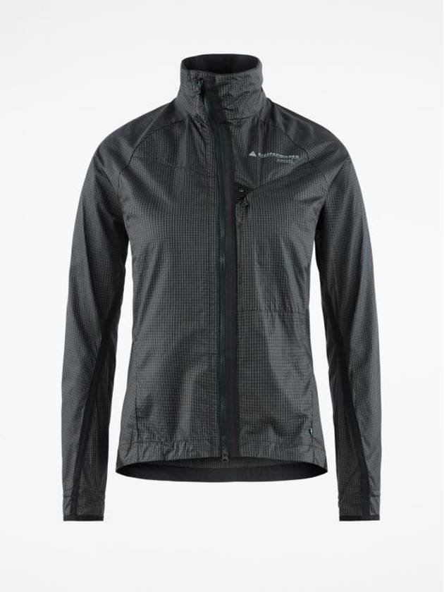 Women's Ansur Windproof Zip-Up Jacket Raven Copper - KLATTERMUSEN - BALAAN 2