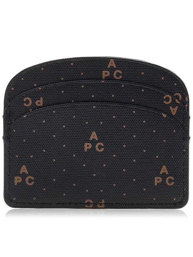 Demi Lune Card Wallet Black - A.P.C. - BALAAN 4