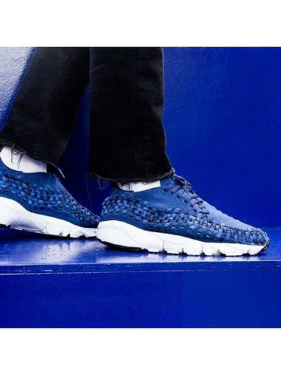 Air Footscape Woven Low Top Sneakers Binary Blue - NIKE - BALAAN 2