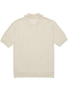 Nostalgic Boucle Knit Polo Shirt Off White - MAISON MARGIELA - BALAAN 3