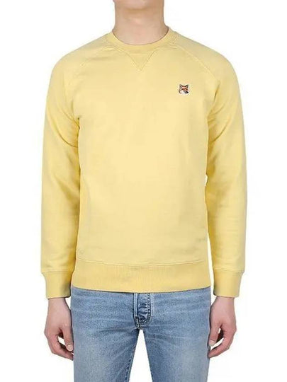 Fox Head Patch Classic Sweatshirt Soft Yellow - MAISON KITSUNE - BALAAN 2