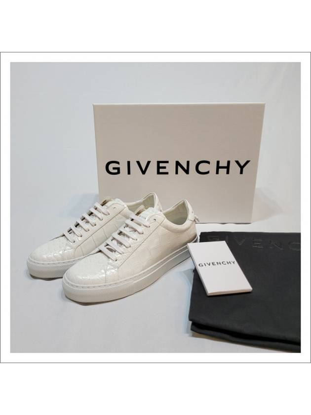 Crocodile Urban Low Top Sneakers White - GIVENCHY - BALAAN 11