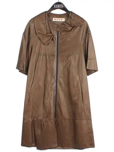 Smith Market Used Luxury Brown Coat Women s Clothing - MARNI - BALAAN 1