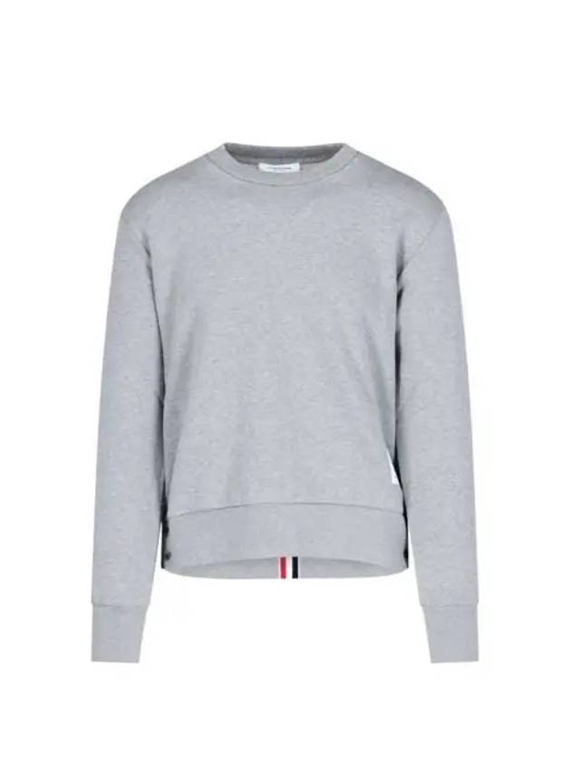 Center Back Stripe Crewneck Sweatshirt Light Grey - THOM BROWNE - BALAAN 2