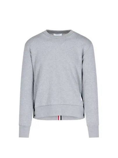 Center Back Stripe Crewneck Sweatshirt Light Grey - THOM BROWNE - BALAAN 2