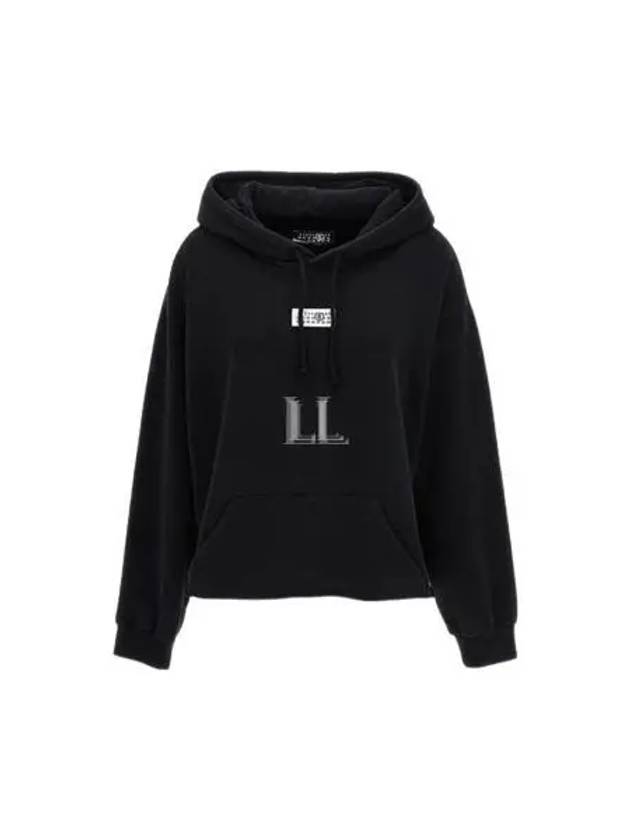 Number Logo Hoodie Top Black - MAISON MARGIELA - BALAAN 2