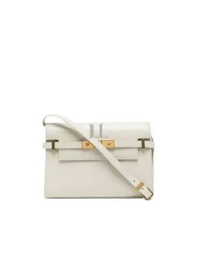 Manhattan Small Shoulder Bag Blanc Vintage - SAINT LAURENT - BALAAN 2