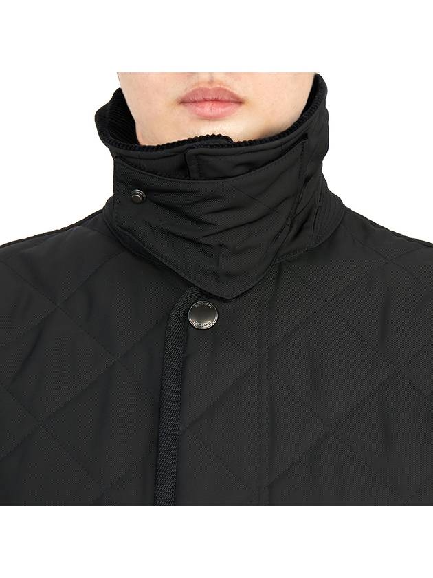 Quilted Thermoregulated Barn Jacket Black - BURBERRY - BALAAN 8