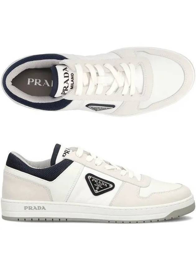 Downtown Re-Nylon Low Top Sneakers White - PRADA - BALAAN 2