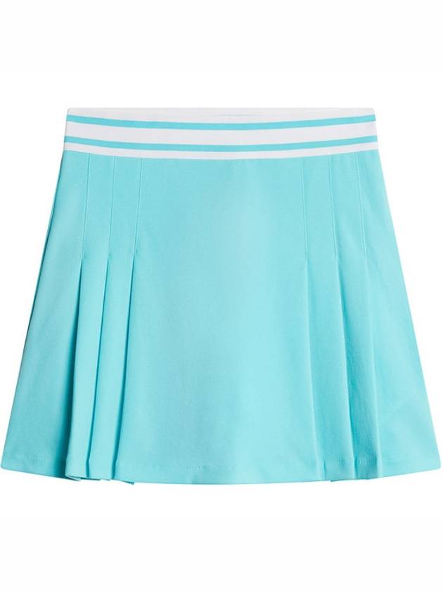 Isabel Pleated Skirt Blue Curacao - J.LINDEBERG - BALAAN 3