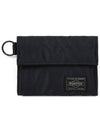 Tanker logo patch nylon half wallet black - PORTER YOSHIDA - BALAAN 1