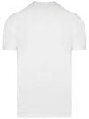 Decalcomani Short Sleeve T-Shirt White - ALEXANDER MCQUEEN - BALAAN.