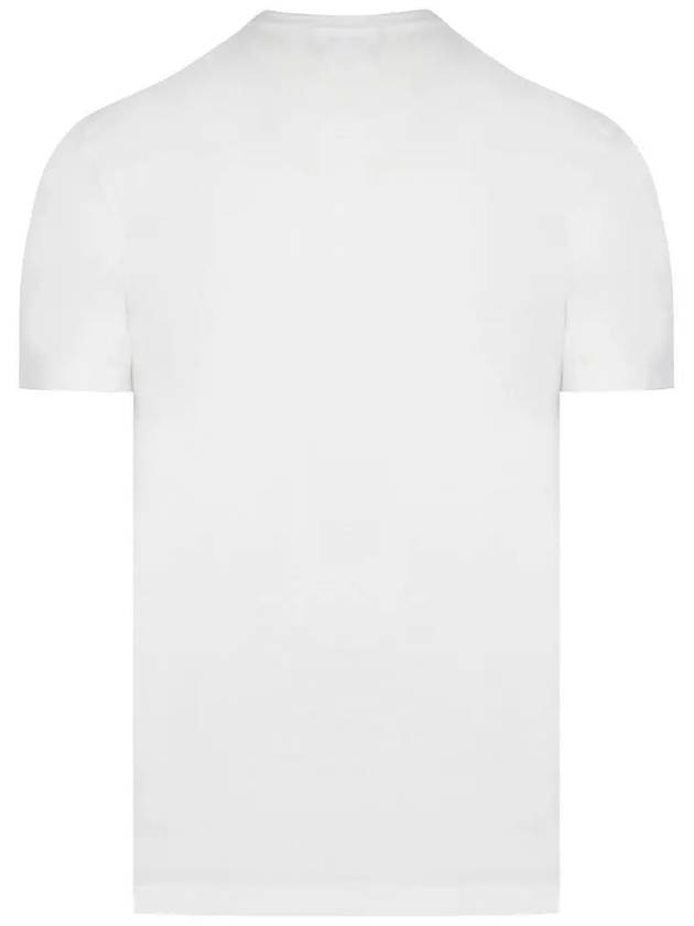 Decalcomani Short Sleeve T-Shirt White - ALEXANDER MCQUEEN - BALAAN.