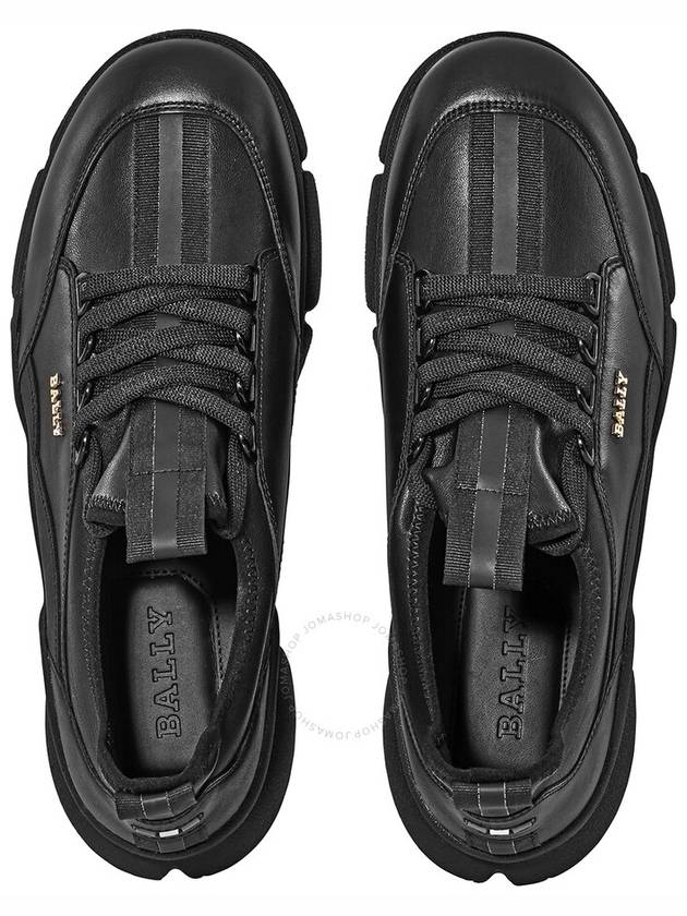 Bally Men's Black Leather Lace-up Trainers, Brand Size 37 (US Size 5.5) - BALLY - BALAAN 3